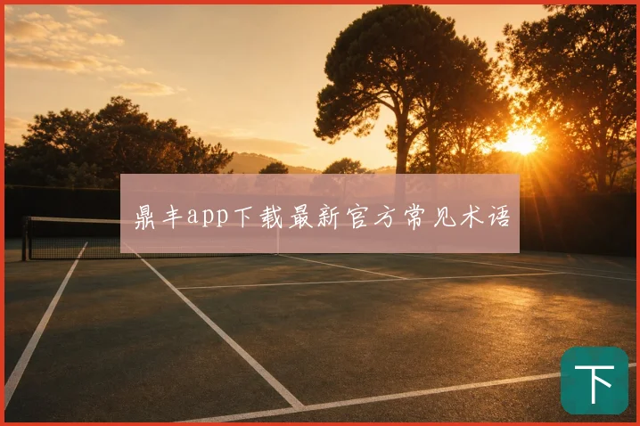 鼎丰app下载最新官方常见术语